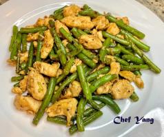 Chicken and String Beans Stir-Fry