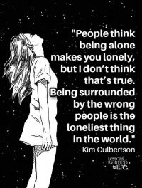 Being alone is ok