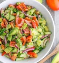 Avocado 🥑 Cucumber 🥒 Tomato 🍅 Salad