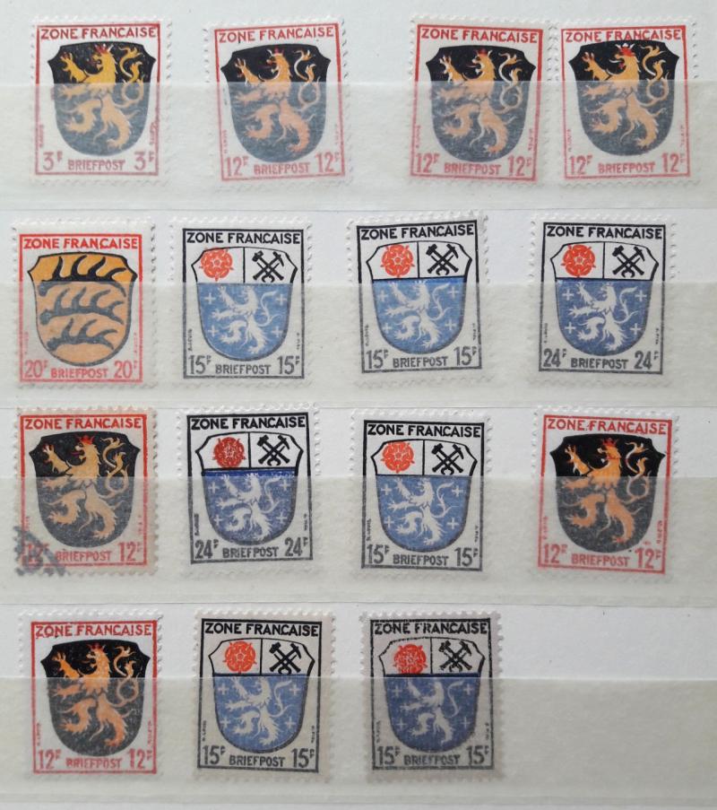 German stamps in Paderborn