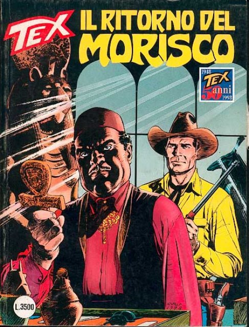 Tex Nr. 452: Il ritorno del Morisco front cover (Italian).