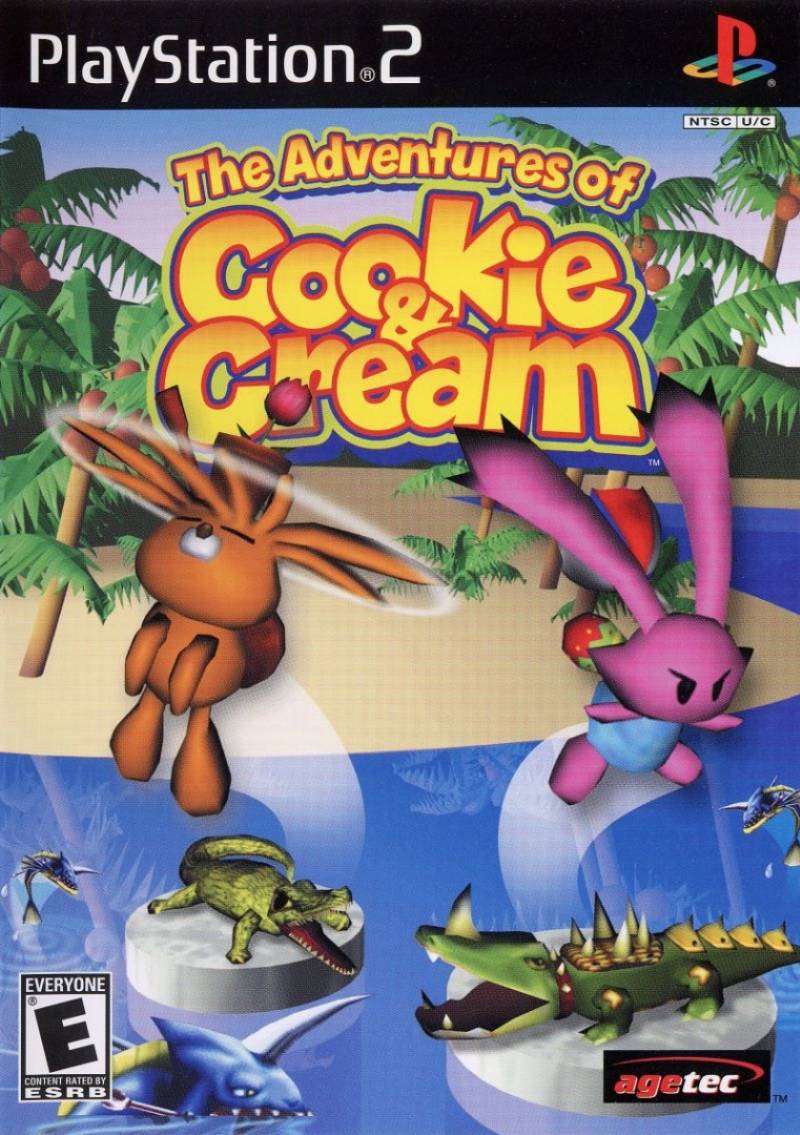 The Adventures of Cookie & Cream Playstation 2 USA front cover.