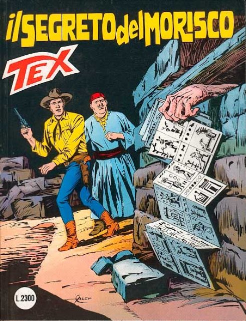 Tex Nr. 388: Il segreto del Morisco front cover (Italian).