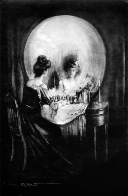 All Is Vanity from Charles Allan Gilbert (1892).
