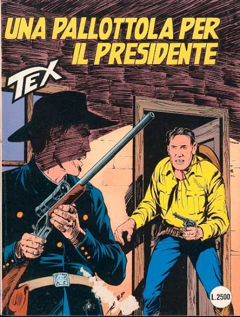 Tex Nr. 394: Una pallottola per il Presid. front cover (Italian).
