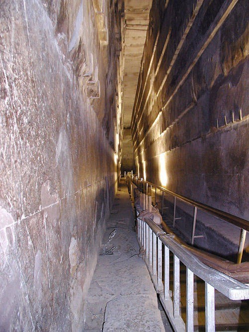 View down the Grand Gallery.