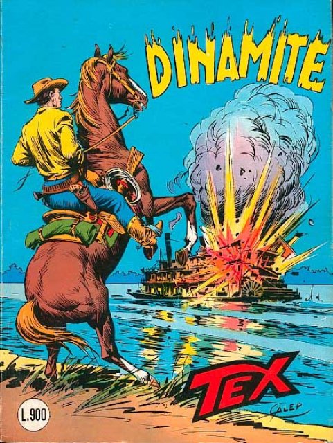 Tex Nr. 275: Dinamite front cover (Italian).