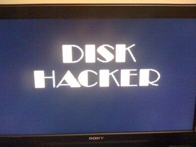 Disk Hacker - Title screen