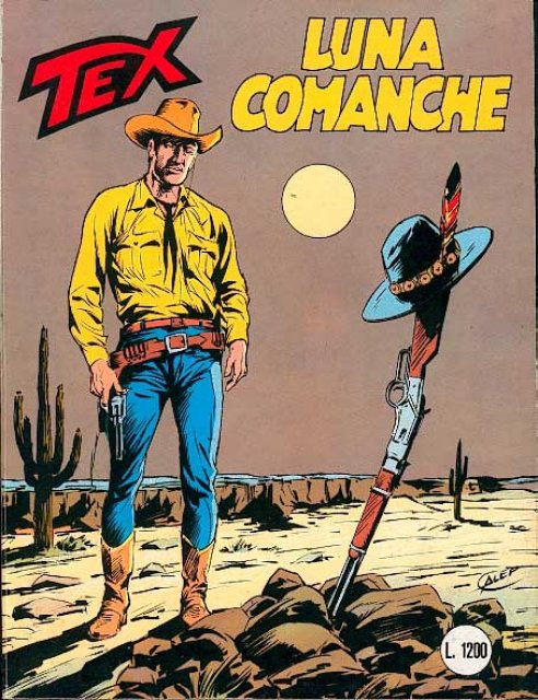 Tex Nr. 296: Luna comanche front cover (Italian).