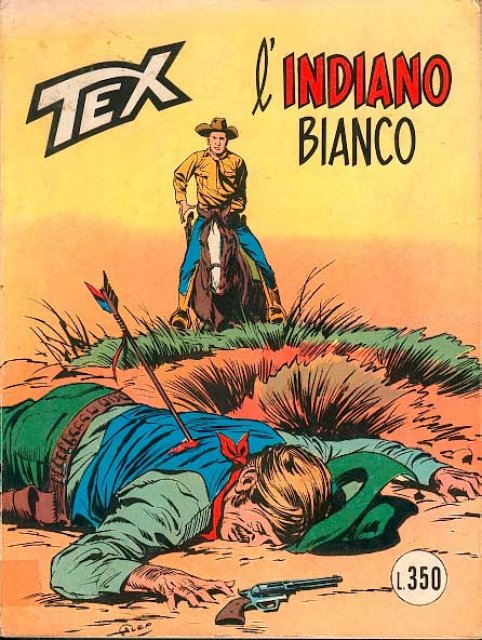 Tex Nr. 171: L'indiano bianco front cover (Italian).