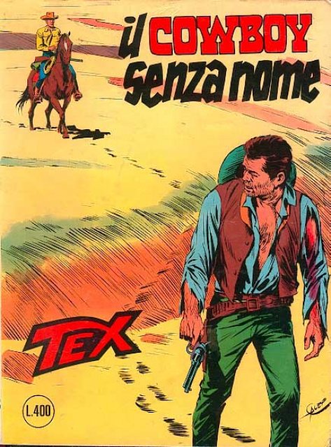 Tex Nr. 203: Il cowboy senza nome front cover (Italian).