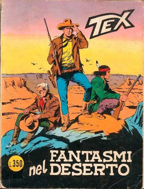 Tex Nr. 177: Fantasmi nel deserto front cover (Italian).