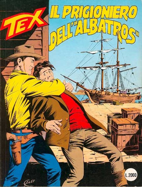 Tex Nr. 356: Il prigioniero dell'Albatros front cover (Italian).