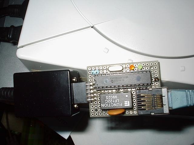 ENC28J60 LAN Adapter interface for DC Serial (SPI I/F)