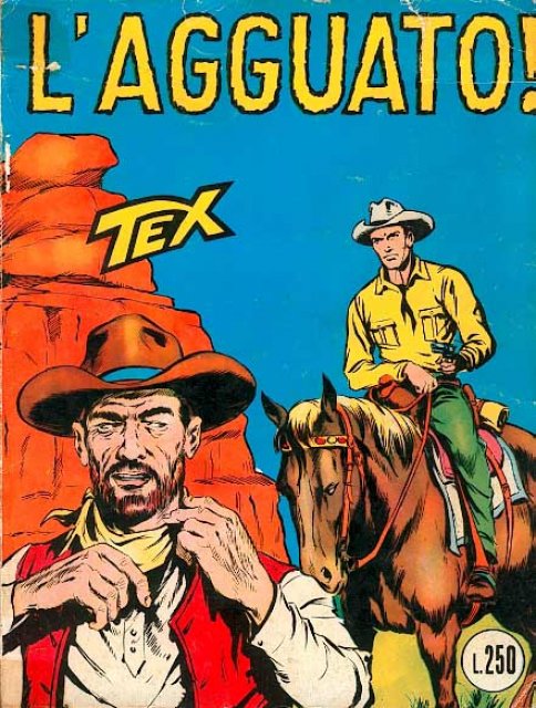 Tex Nr. 025: L'agguato! front cover (Italian).