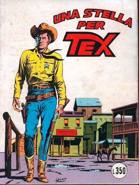 Tex Nr. 181: Una stella per Tex front cover (Italian).