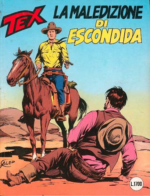 Tex Nr. 335: La maledizione di Escondida front cover (Italian).