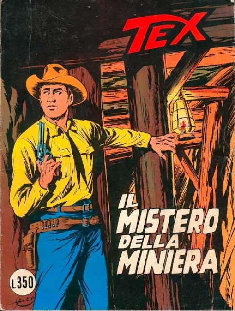 Tex Nr. 187: Il mistero della miniera front cover (Italian).