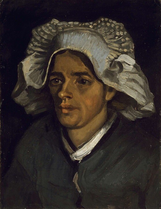 Portrait of a Peasant Woman by Vincent Van Gogh