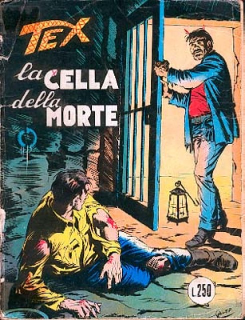 Tex Nr. 143: La cella della morte front cover (Italian).