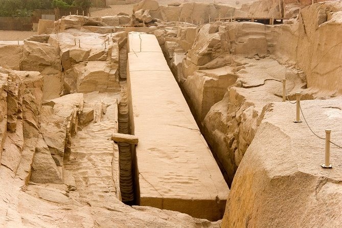 The unfinished obelisk at Aswan