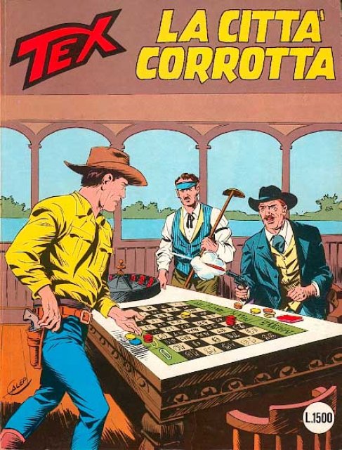 Tex Nr. 323: La citta corrotta front cover (Italian).