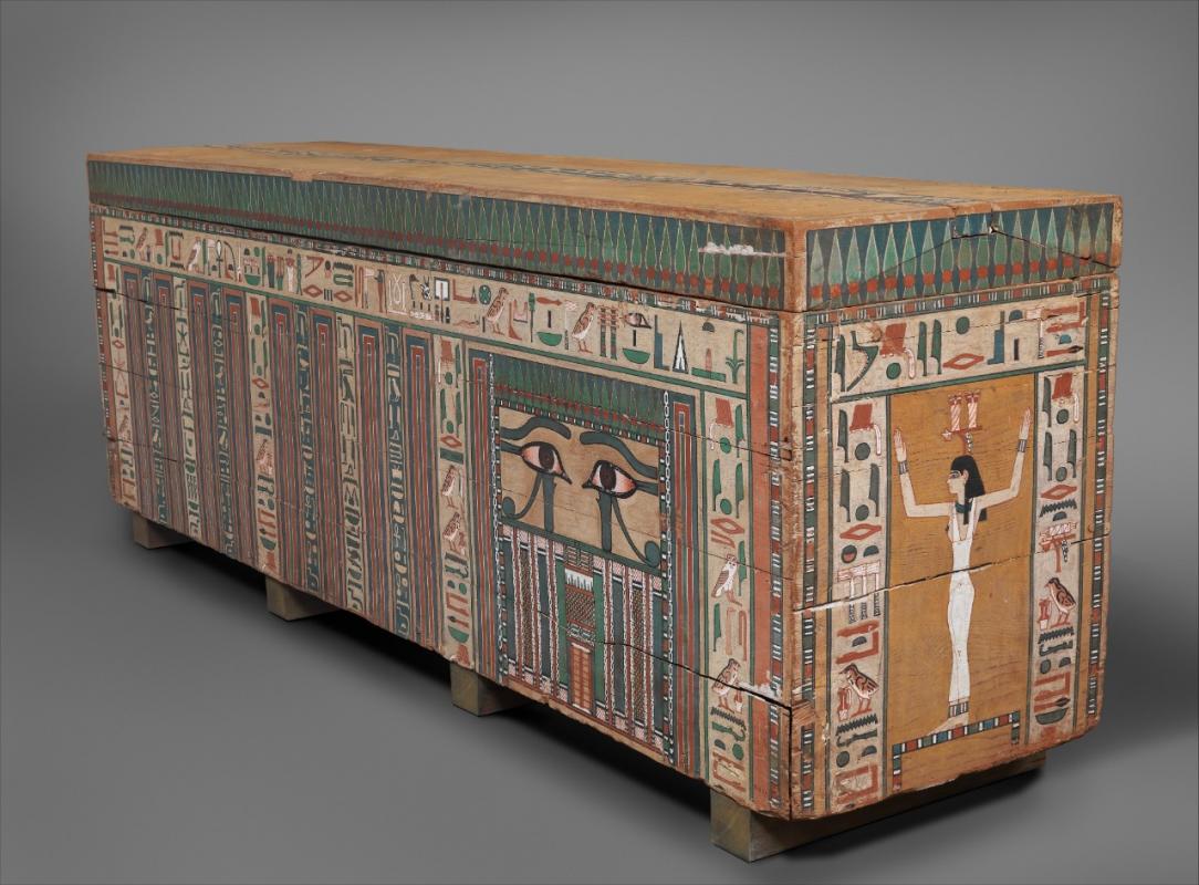 The Egyptian sarcophagi