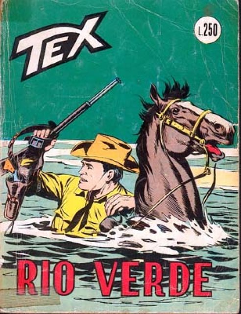 Tex Nr. 086: Rio Verde front cover (Italian).