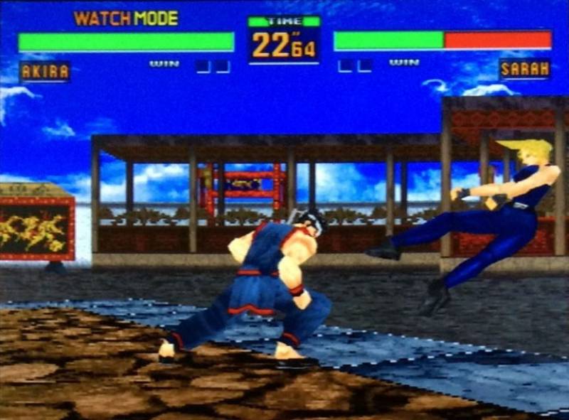 Virtua Fighter on Sega Saturn