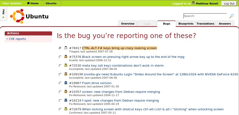 How To: Reporting Bugs Using Launchpad