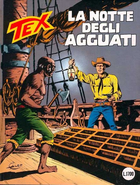 Tex Nr. 333: La notte degli agguati front cover (Italian).