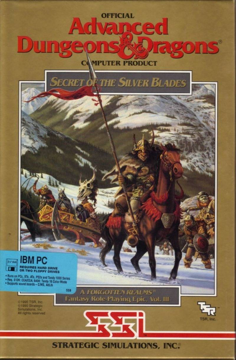Secret of the Silver Blades - front cover
