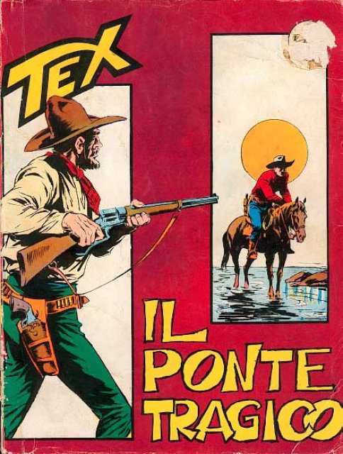 Tex Nr. 040: Il ponte tragico front cover (Italian).