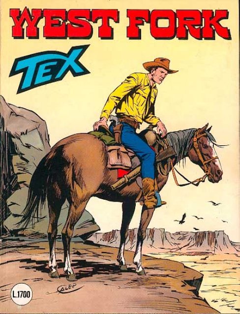 Tex Nr. 343: West Fork front cover (Italian).