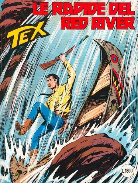Tex Nr. 344: Le rapide del Red River front cover (Italian).