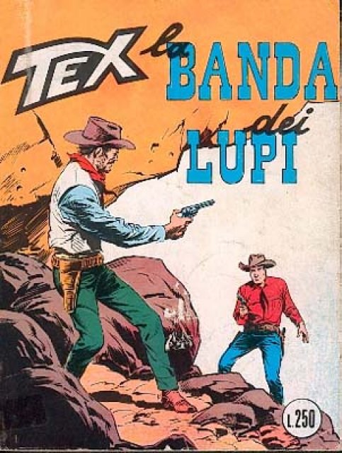 Tex Nr. 081: La banda dei lupi front cover (Italian).