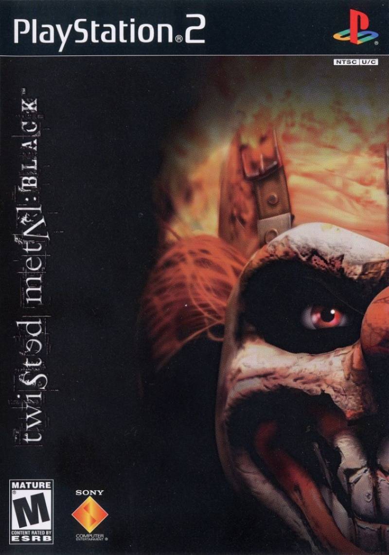 Twisted Metal: Black USA Playstation 2 front cover