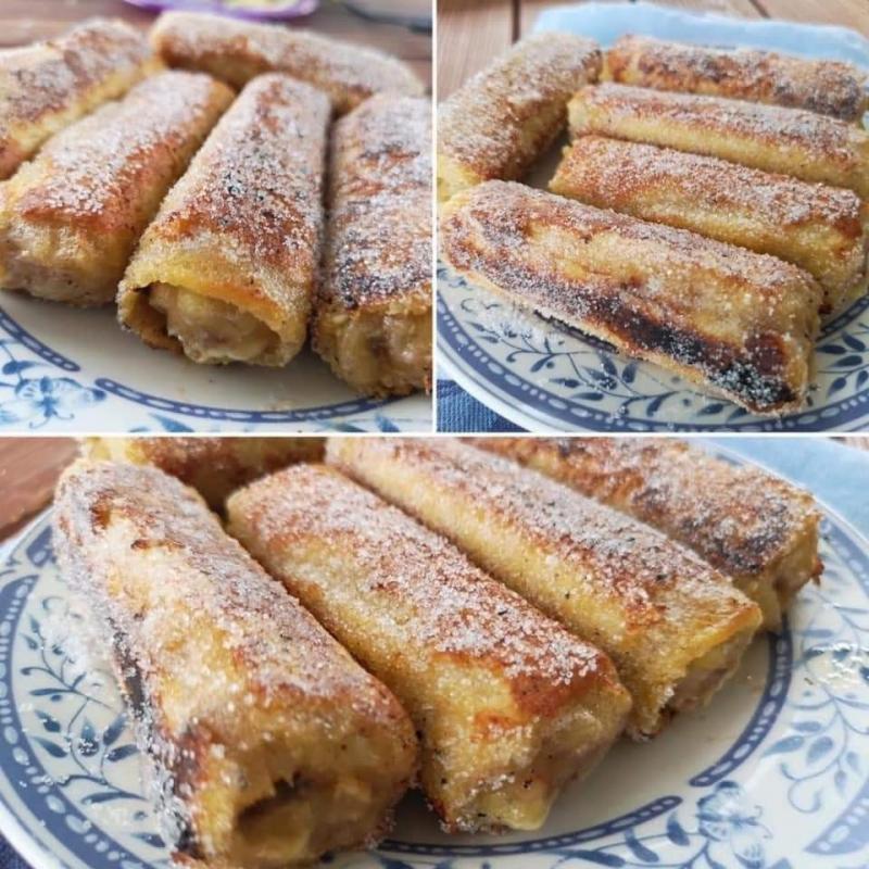 ❣️Banana Bread Roll Recipe ❣️