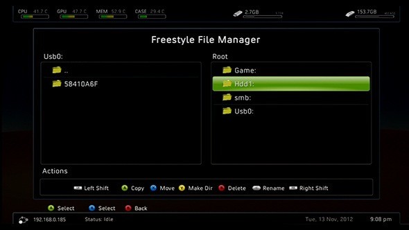 Copy xbox 360 game into an internal hard drive