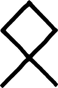Sumerian agricultural rune - Norse Odal Rune - associated with both Adam/Odin and Cain as the tr