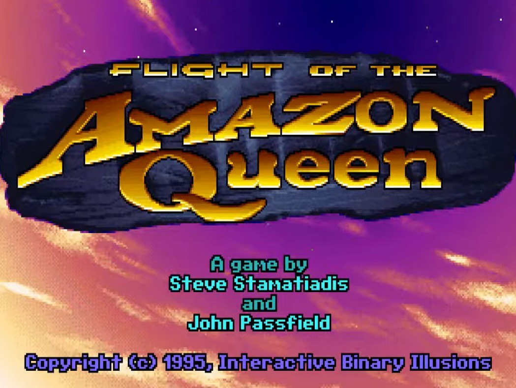 Flight of the Amazon Queen: title screen