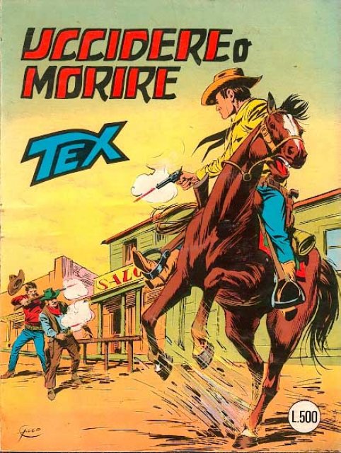 Tex Nr. 225: Uccidere o morire front cover (Italian).