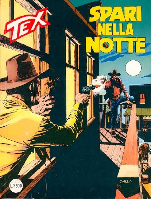 Tex Nr. 468: Spari nella notte front cover (Italian).