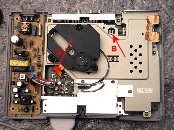 Laser Alignment in a Sony Playstation SCPH1002