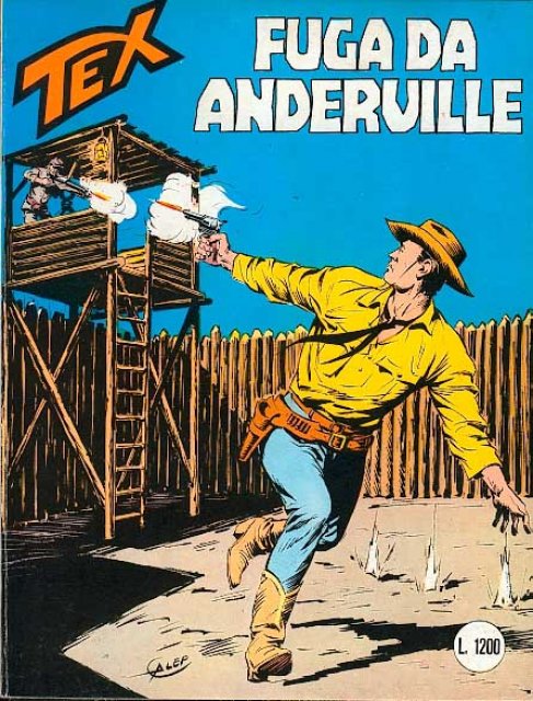 Tex Nr. 299: Fuga da Anderville front cover (Italian).