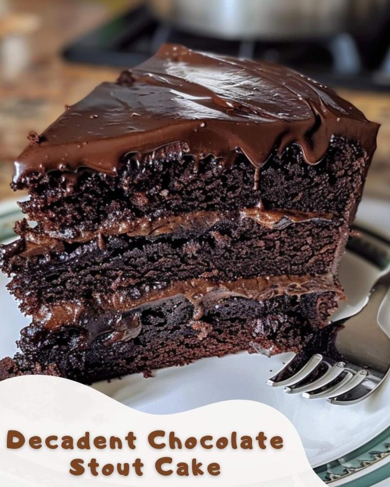 Decadent Chocolate Stout Cake Neperos