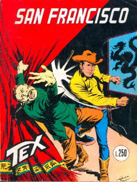 Tex Nr. 155: San Francisco front cover (Italian).