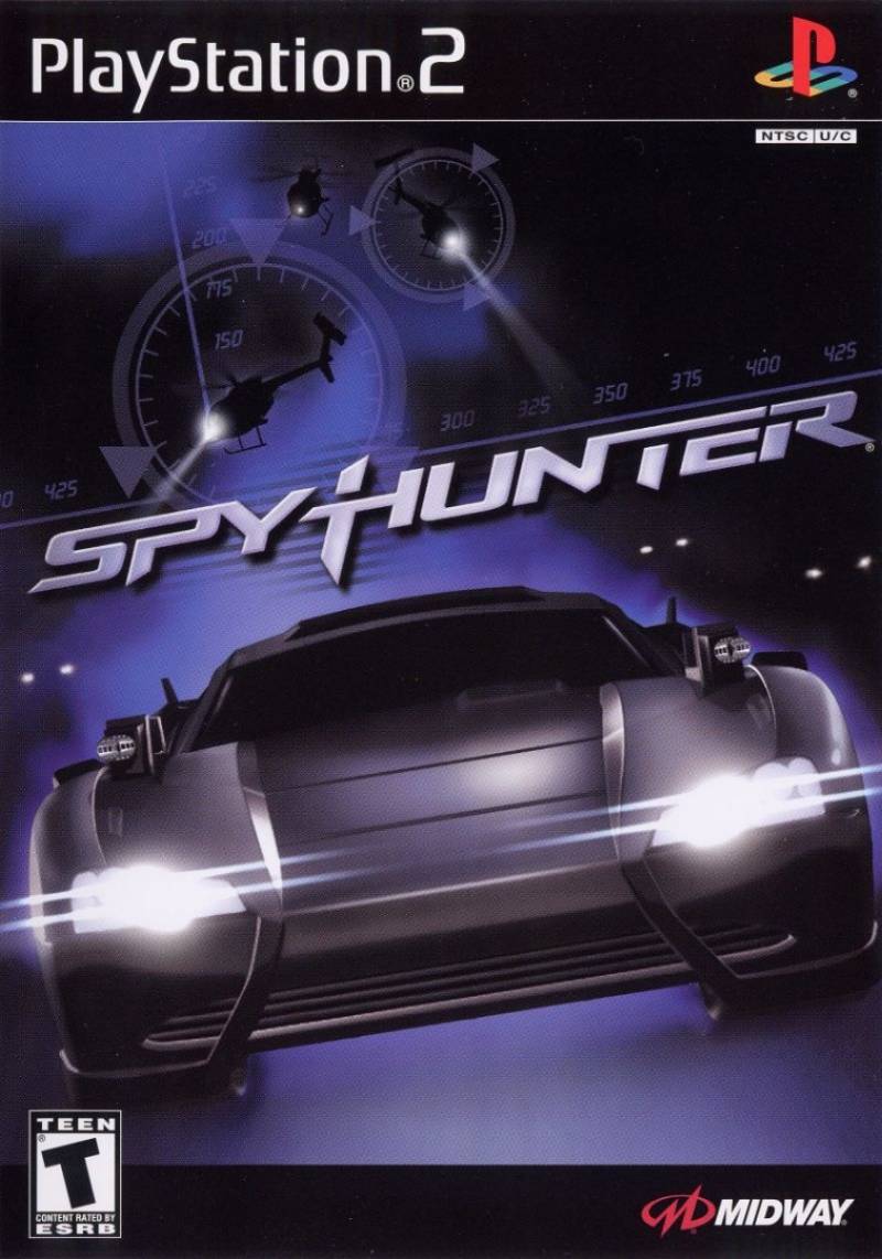 Spy Hunter Playstation 2 USA front cover.