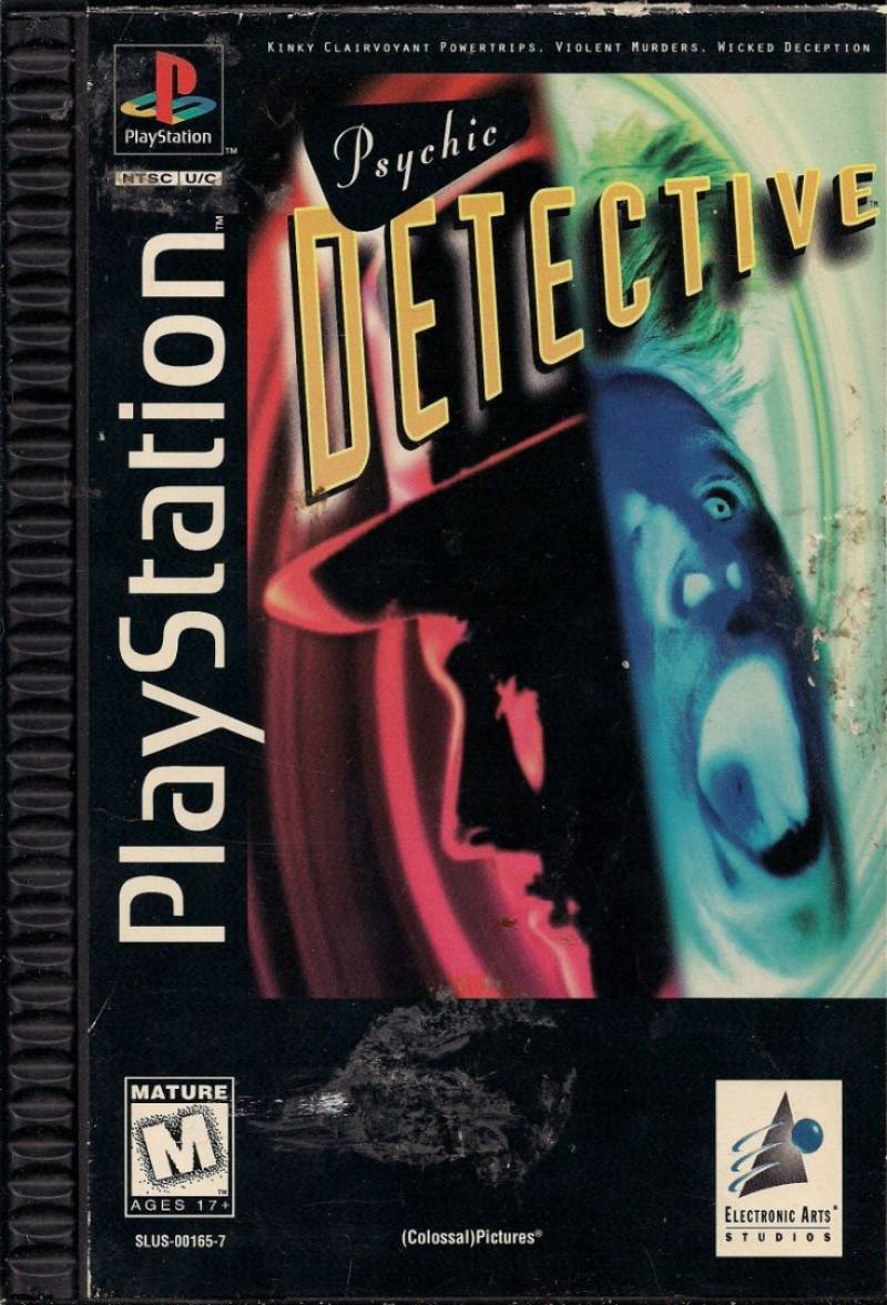 Psychic Detective Playstation NTSC US cover.