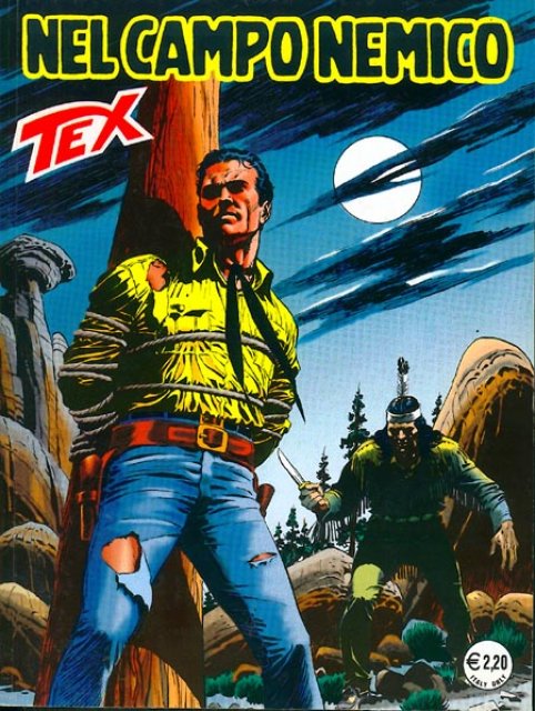 Tex Nr. 510: Nel campo nemico front cover (Italian).